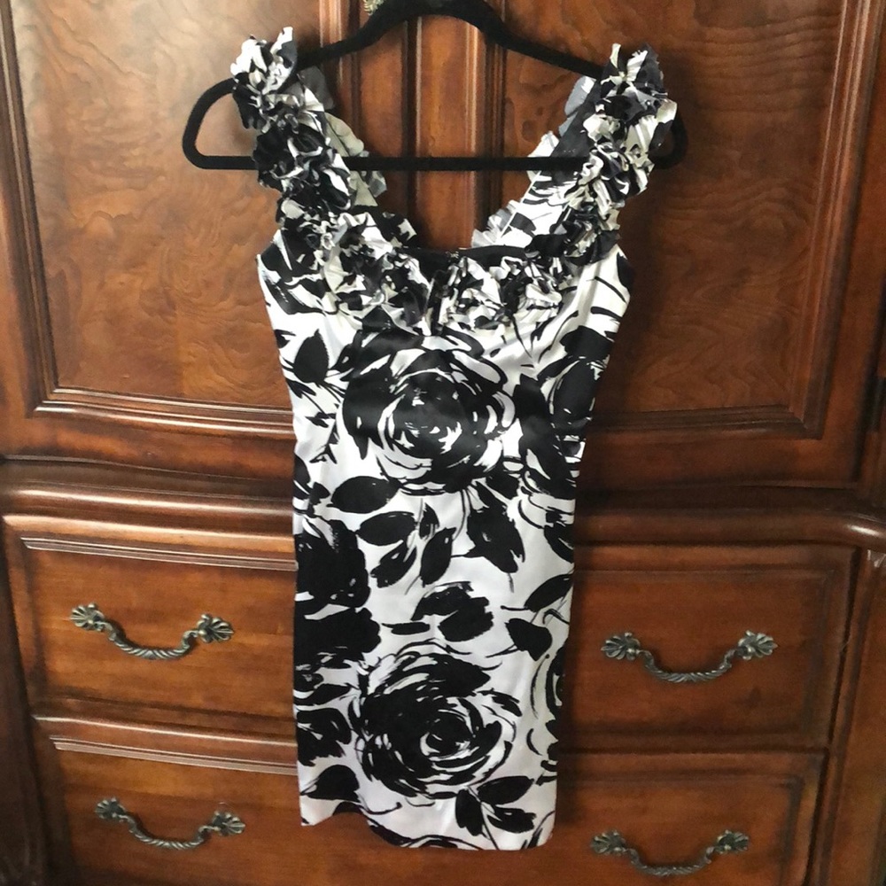White House Black Market fitted dress. Size 00.